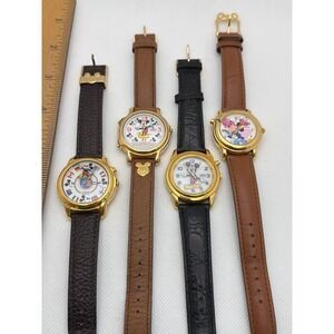 Lorus Disney Watch Lot 4 Mickey Mouse Vintage Bundle